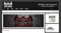 Desktop Screenshot of heroesandvillainscomics.net